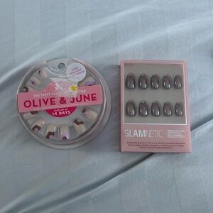 Olive & June and Glamnetic Nail Sets